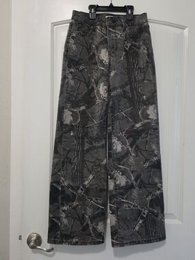 Love Soho Realtree Camouflage Wide-leg Pants - Size 5 Junior Girl